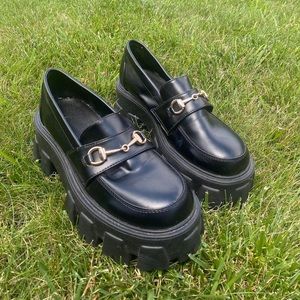 Princess Polly PENNY LANE LOAFER BLACK